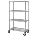 Shelving Unit, Tall, Mobile, 18" x 48" x 63" redirect to product page